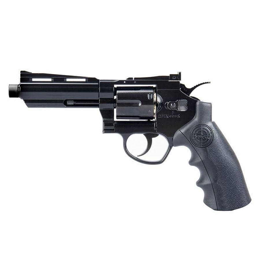 SRC 4.0" Titan Co2 Revolver Full Metal Black